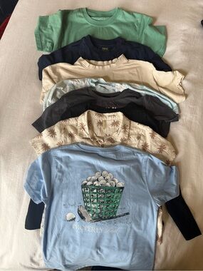 Lot boys shirts size 8-9. Golf, boating, pokemon , Grateful Dead, Rylee, Zara